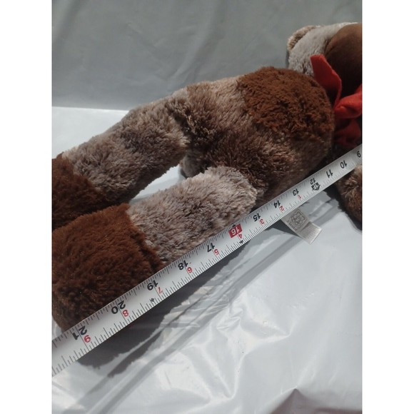 Fiesta Fuzzy Folk Bean Bag Moose Dakota 22" Plush Stuffed Animal Valentines Toy - Picture 8 of 8